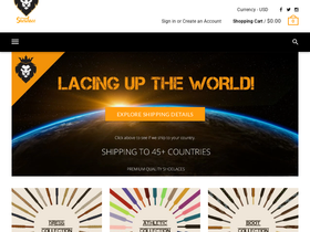 shewlace.com homepage screenshot