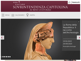 'sovraintendenzaroma.it' screenshot