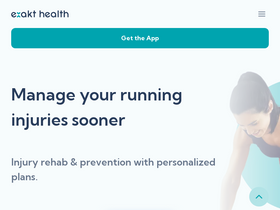 'exakthealth.com' screenshot