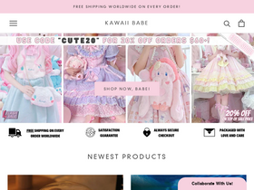 'kawaiibabe.com' screenshot
