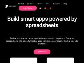'openasapp.com' screenshot
