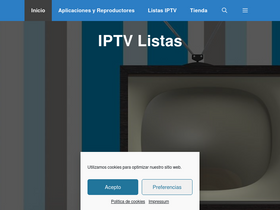 'iptvlistas.com' screenshot