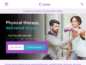 'getluna.com' screenshot