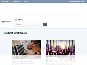 'employmentlawhandbook.com' screenshot