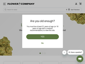 'flowercompany.com' screenshot