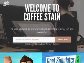 'coffeestainstudios.com' screenshot
