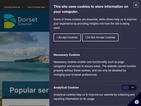 'dorsetcouncil.gov.uk' screenshot