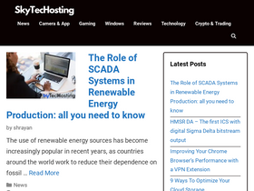 'skytechosting.com' screenshot