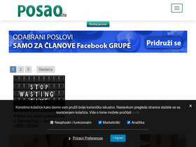'posao.site' screenshot