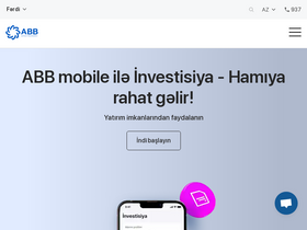 'icard.abb-bank.az' screenshot