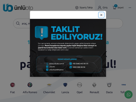 'unluoto.com.tr' screenshot