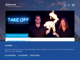 'science.lu' screenshot