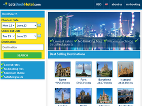 'letsbookhotel.com' screenshot
