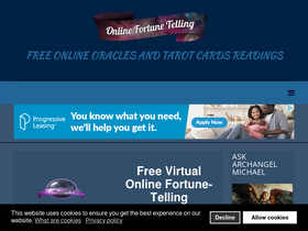 'online-fortune-telling.com' screenshot