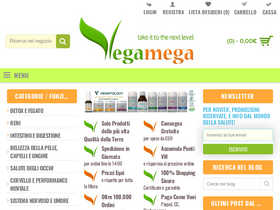 'vegamega.it' screenshot