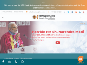 'lpude.in' screenshot