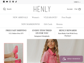 'shophenly.com' screenshot