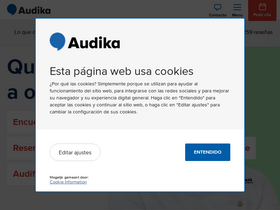'audika.es' screenshot