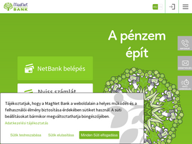 'magnetbank.hu' screenshot