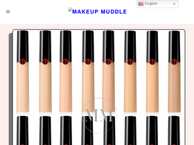 'makeupmuddle.com' screenshot