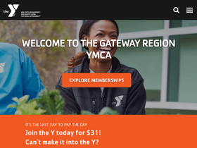'gwrymca.org' screenshot