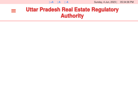 'up-rera.in' screenshot
