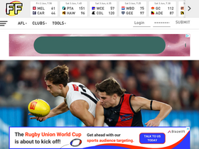 'fanfooty.com.au' screenshot