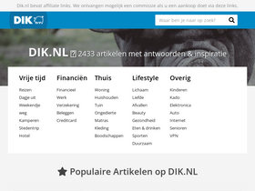 'dik.nl' screenshot