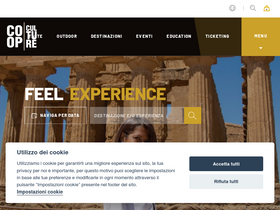 'coopculture.it' screenshot