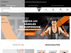 'tiboinshape.com' screenshot