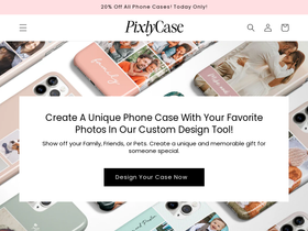 Pixly Case website screenshot