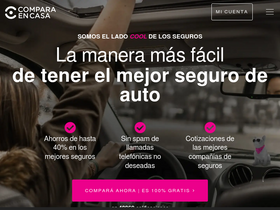'comparaencasa.com' screenshot