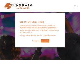 'planetamusik.com' screenshot