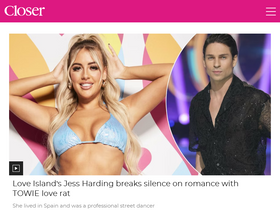 'closeronline.co.uk' screenshot