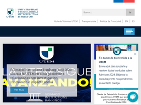 'utem.cl' screenshot
