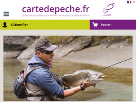 'cartedepeche.fr' screenshot