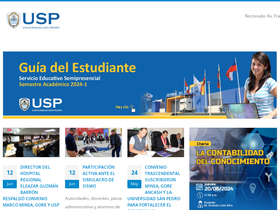 'usanpedro.edu.pe' screenshot