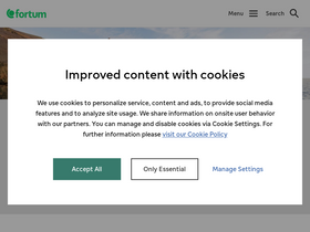 'fortum.com' screenshot
