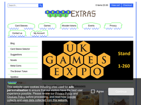 'bgextras.co.uk' screenshot