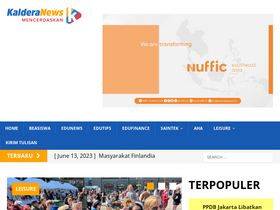 'kalderanews.com' screenshot