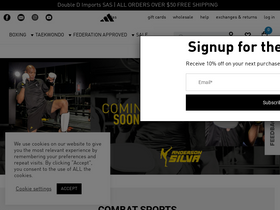 'adidascombatsports.com' screenshot