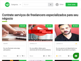 'vintepila.com.br' screenshot