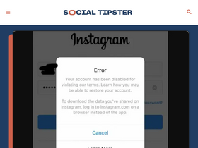 'socialtipster.co' screenshot