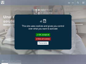 'univ-rouen.fr' screenshot