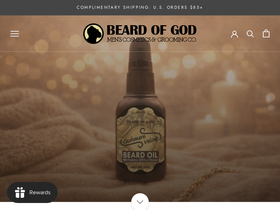 beardofgod.com homepage screenshot