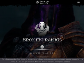 'brokenranks.com' screenshot