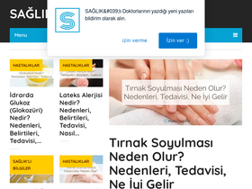 'saglik.li' screenshot