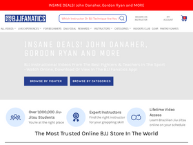 'bjjfanatics.com' screenshot