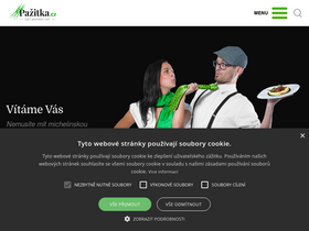 'pazitka.cz' screenshot