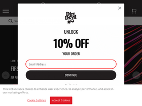 'dirtdevil.com' screenshot